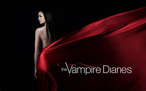 Download Vampire Diaries Elena Red Dress Wallpaper