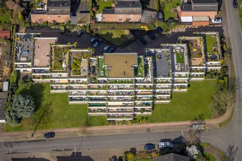 Schermbeck Aus Der Vogelperspektive Balkon Und Fenster Fassade An