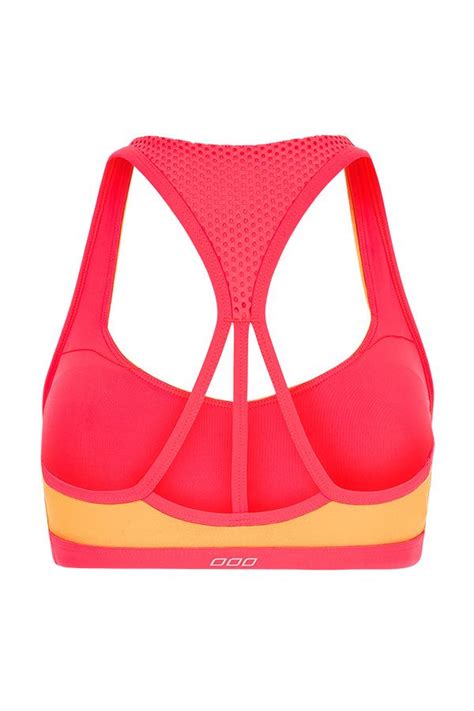 This Colorful Medium Support Sports Bra Has A Sweetheart Neckline And Cutout At The Back For