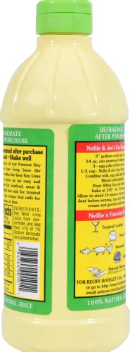 Nellie Joe S Key West Lime Juice Fl Oz Fred Meyer