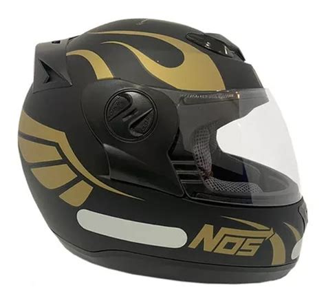 Casco Cerrado Liberty Evolution 788 G7 Nos Ns7 Con Color Dorado Talla