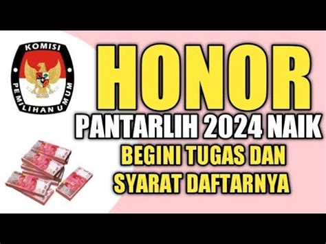 Honor Pantarlih Atau Ppdp Pemilu Beserta Tugas Dan Syarat