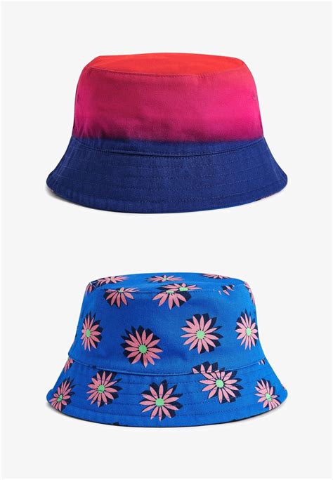 Next Reversible Bucket Hat Hatte Pink Blue Ombre Daisyblå Zalandodk