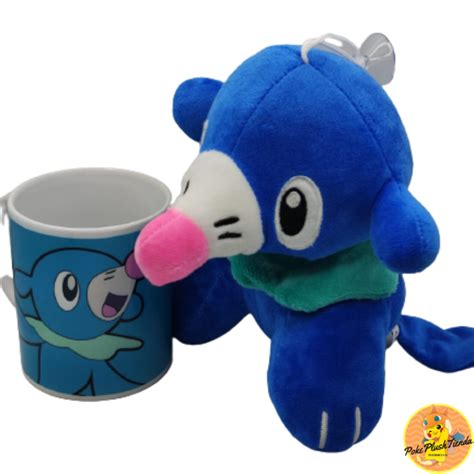 Promo Popplio peluche más taza PokePlush