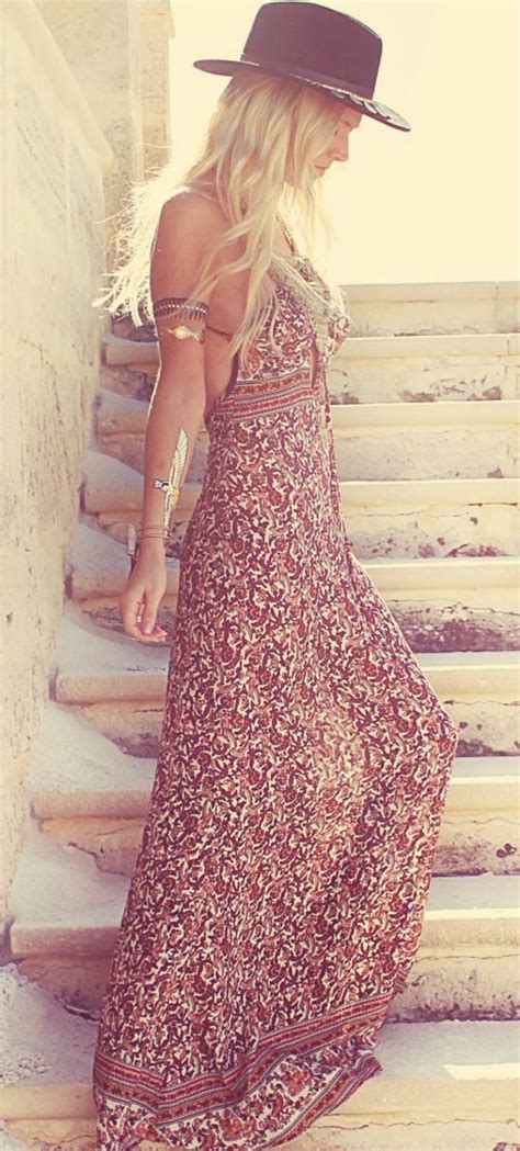 Robe Longue Boheme Hippie Chic Museosdelima