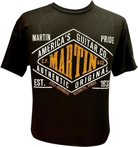 Amazon.com: Martin Pride Authentic T-Shirt Black Large: Clothing