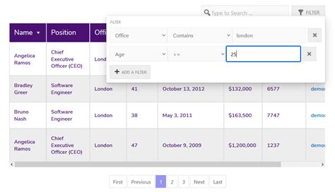 How To Filter Table Tablesome