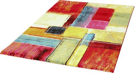 Tapis Multicolore Abstrait Polypropyl Ne Design Campden