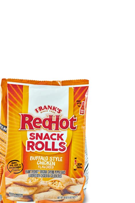 Franks Redhot® Buffalo Style Chicken Flavored Snack Rolls