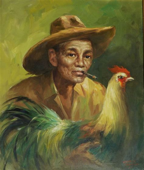 Pin by Ruby Lane Vintage on Vintage Rooster & Chicks | Filipino art ...