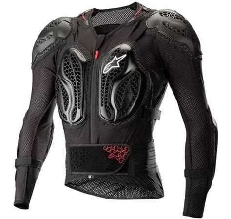 Colete Alpinestars Bionic Action Preto E Vermelho Frete Gr Tis