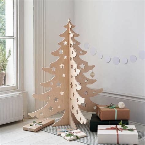 15 Wooden Christmas Trees To Buy This Festive Season 2024