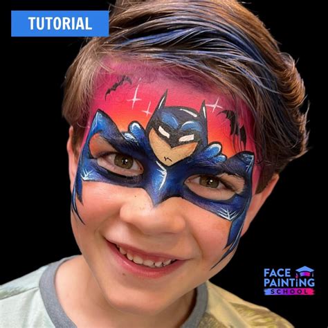 Simple Batman Mask Face Paint Tutorial Ifps