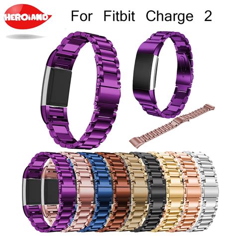 Metal Strap For Fitbit Charge Band Strap Screwless Stainless Steel