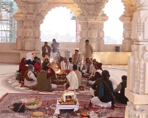 राम मंदिर प्राण प्रतिष्‍ठा अनुष्‍ठान का 5वां दिन क्या क्या होगा 5th Day Of Ram Mandir Pran