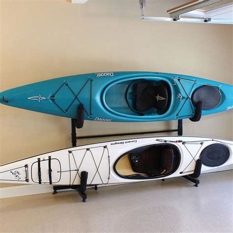 Heavy Duty Metal Kayak Freestanding Storage Rack | Indoor and Outdoor ...