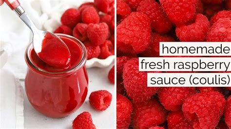 Fresh Raspberry Sauce Raspberry Coulis Youtube