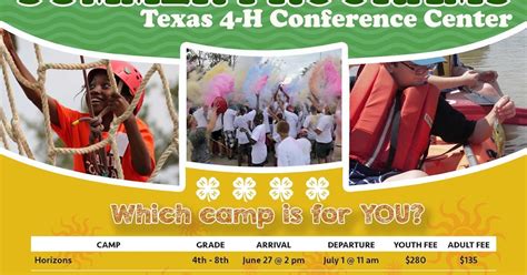 Texas 4 H Practitioners Blog Summer Camps At The Texas 4 H Center