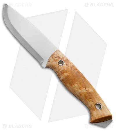 Helle Utvaer Fixed Blade Knife Curly Birch Polish