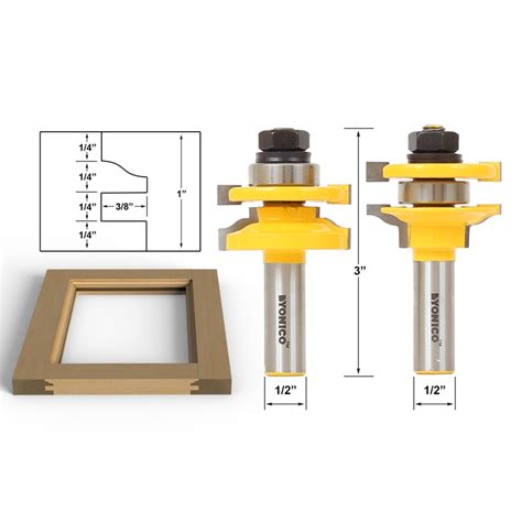 Router Bit Sets Door And Window Sets Ogee 2 Bit Rail And Stile