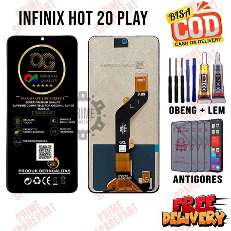 Jual Lcd INFINIX HOT 20 PLAY Original Oem Lcd Touchscreen INFINIX HOT 20 PLAY Fullset Shopee