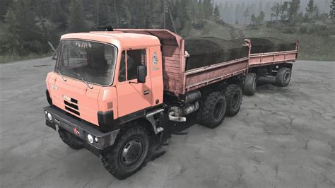 Tatra Truck V Mudrunner Snowrunner Spintires