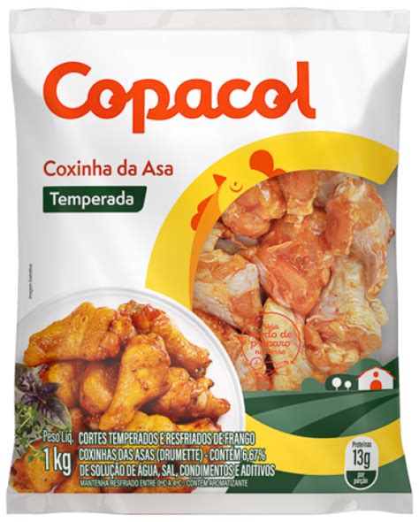 Copacol Produtos Coxinha Da Asa Temperada Congelada