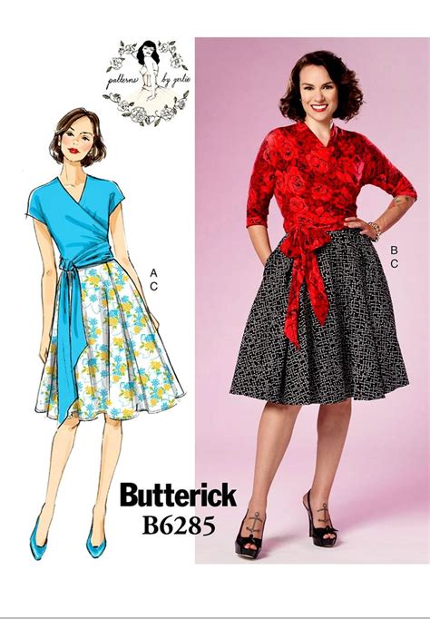 Sewing Pattern Misses Wrap Top Pattern Gathered Skirt Pattern Skirt