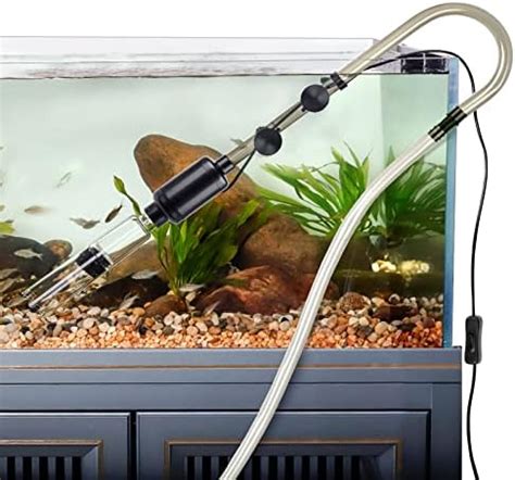 Hygger Electric Fish Tank Gravel Cleaner Kit Removable Water Changer