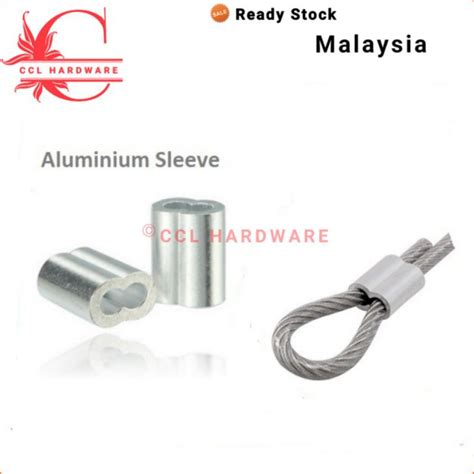 Aluminum Crimping Loop Sleeve For Wire Rope And Aluminium Cable Ferrule