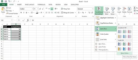 How To Create A Progress Bar In Excel Spreadsheets Expert