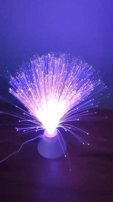 Playlearn 13 LED Fiber Optic Lamp USB Battery Powered Color