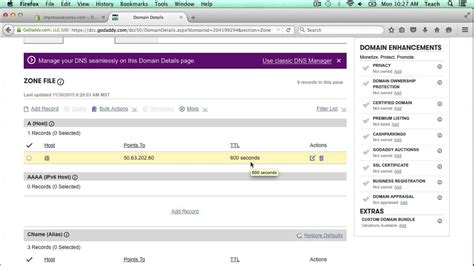 How To Add A Record And Cname Dns Entries In Godaddy Domain To Work