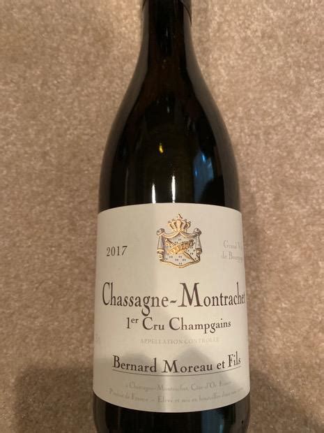 Domaine Bernard Moreau Et Fils Chassagne Montrachet Er Cru Les