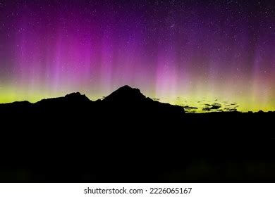 Northern Lights Aurora Borealis Banff National Stock Photo 2226065167 ...