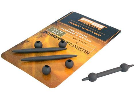 Tungsten Heli Chod Rubber Beads Set PB Products Karper XL