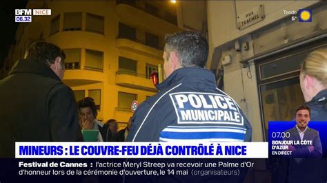 Nice un contrôle accru du respect du couvre feu pour les mineurs