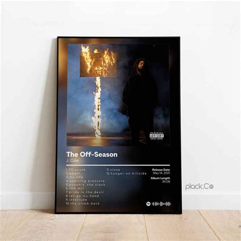 J.Cole The Off-Season Rap Album Cover Wall Art Poster – Aesthetic Wall Decor