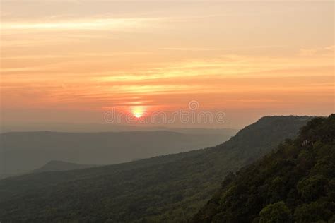 Sunrise Over Black Forest Mist Stock Photo - Image of dawn, outdoor ...