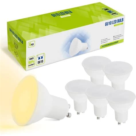 Mr16 Gu10 Led Bulbs Warm White 2700k 50w Halogen Spotlight Equivalent