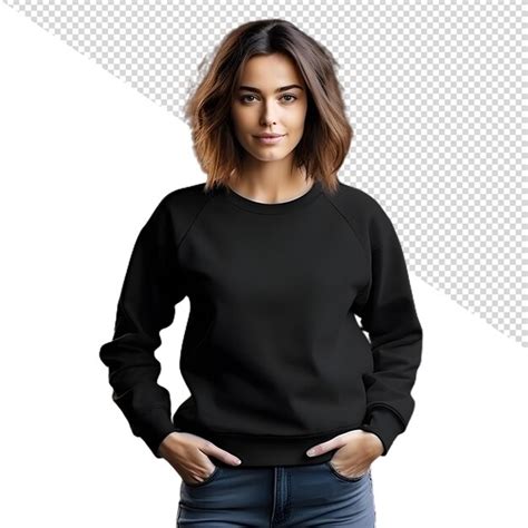 Czarna Bluza Mockup Darmowe Wektory I PSD Do Pobrania