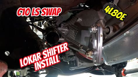 Chevy C10 Ls Swap Lokar Column Shifter Install Youtube