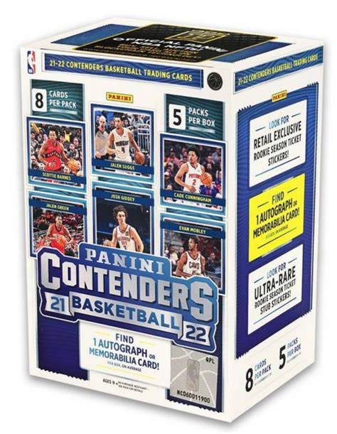 Panini Contenders Basketball Blaster Box With Packs