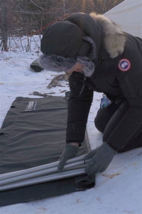 Why you should sleep on a cot while winter camping | Gone Camping Again