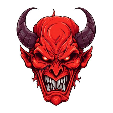 devil head demon satan halloween monster  illustration demon fire