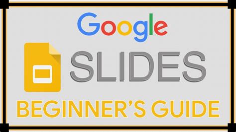 Google Slides Tutorial Youtube