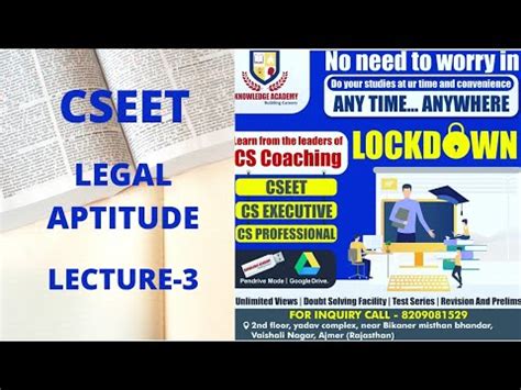 Cseet Legal Aptitude Lecture Constitution Youtube