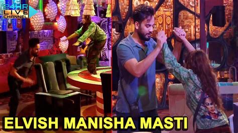 Bigg Boss Ott Live Aadhi Raat Ko Manisha Rani Ne Ki Elvish Ke Sath