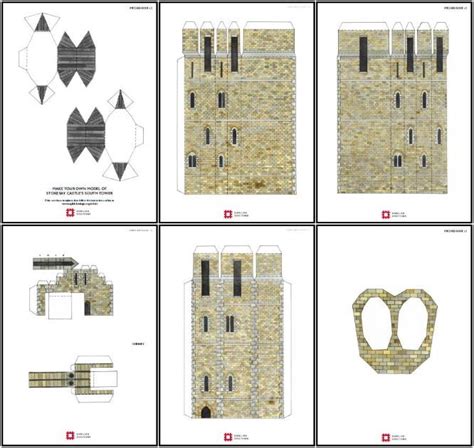 Papermau Stokesay Castles South Tower Paper Model By British Heritage British Heritage