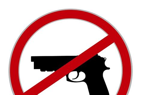 No Weapons Allowed Sign Vector Pre Designed Illustrator Graphics